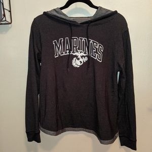 Champion Marines Cross Back Athletic Hoodie